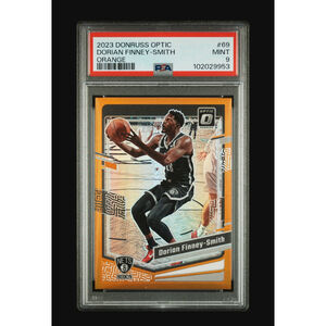 2023 PANINI DONRUSS OPTIC #69 DORIAN FINNEY-SMITH ORANGE #43/199